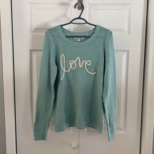 Lauren Conrad “Love” Sweater